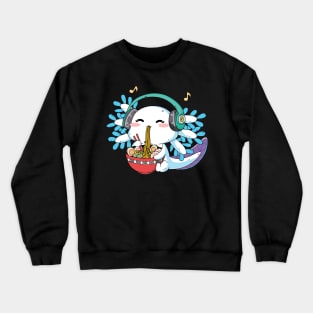 Ramen Axolotl Crewneck Sweatshirt